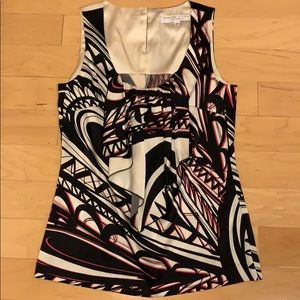 Trina Turk sleeveless silk blouse